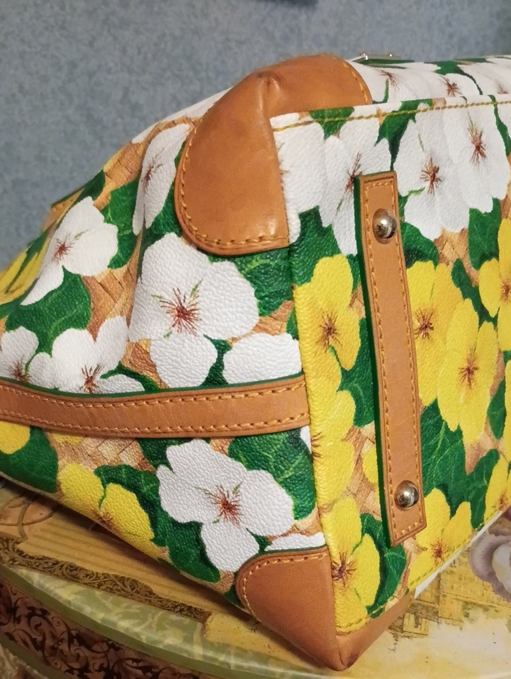 Dooney & Bourke floral domed satchel - Picture 12 of 17